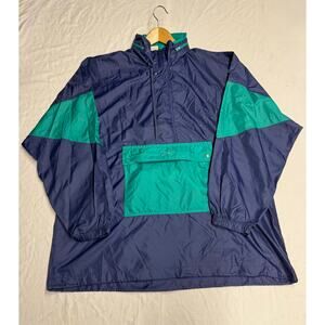 Vintage ASICS Jacket Mens XL-2XL not size tag  Windbreaker Pullover 90s retro